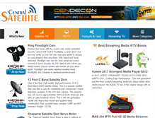 Tablet Screenshot of centralsatellite.com